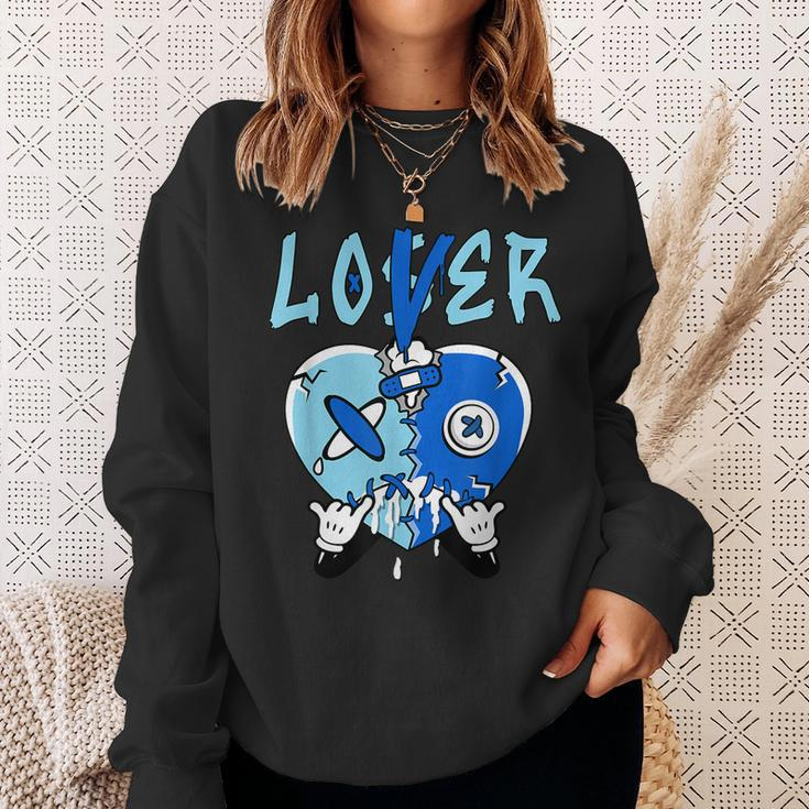 Loser Lover Heart Dripping Dunk Low Argon Matching Sweatshirt Gifts for Her