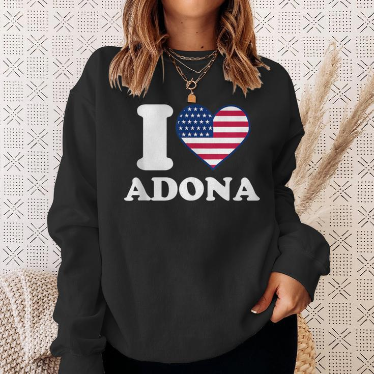 I Love Adona I Heart Adona Sweatshirt Gifts for Her