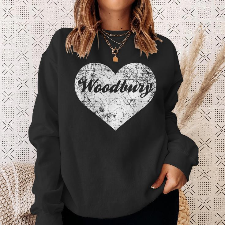 I Love Woodbury Cute Minnesota Souvenir Sweatshirt Gifts for Her