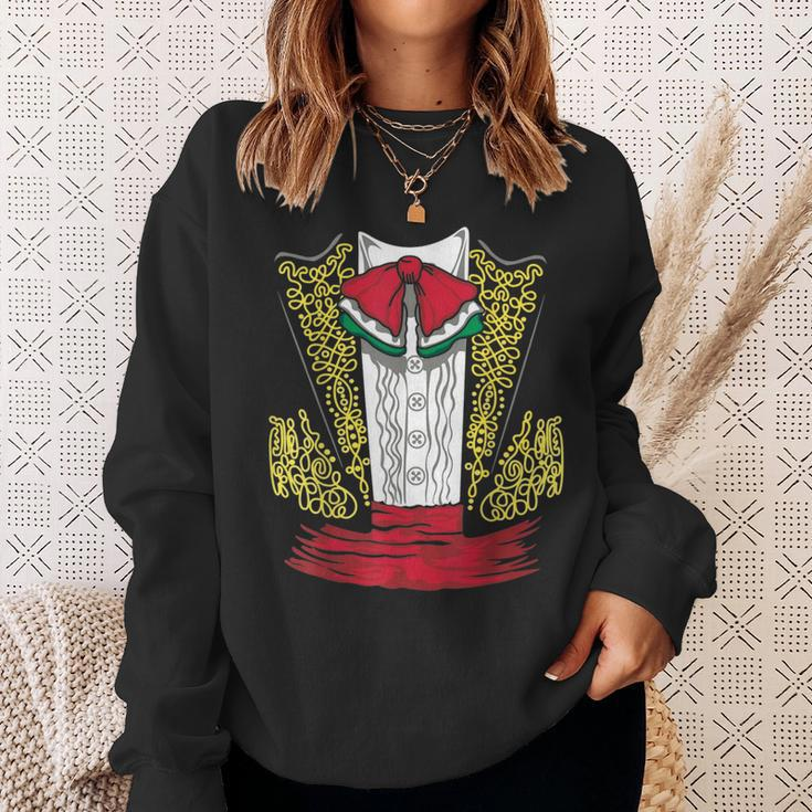 Mariachi Charro Mexican Costume For Dia De Los Muertos Sweatshirt Gifts for Her