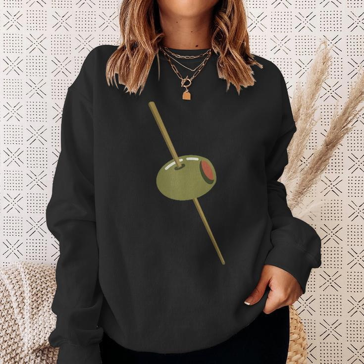 Martini Olive Classy Favorite Drink Dry Dirty Sweatshirt Gifts for Her