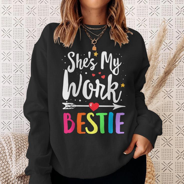Matching Work Best Friend She's My Work Bestie Sweatshirt Gifts for Her