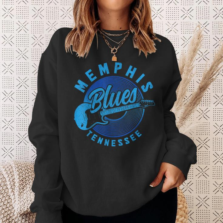 Memphis Tennessee Tn Pride Guitar Blues Music Vintage Sweatshirt Gifts for Her