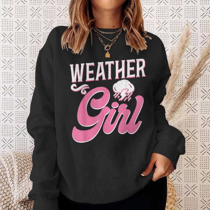 Meteorologist Weather Forecast Meteorology Girl Weather Girl Sweatshirt Gifts for Her