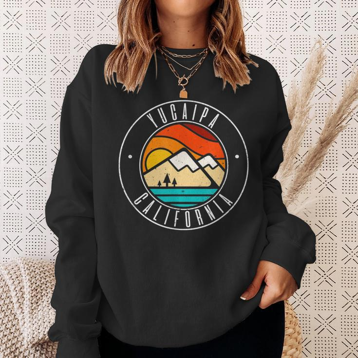 Minimalist Outdoors Yucaipa California Ca Sweatshirt Gifts for Her