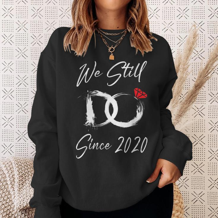 Mr Mrs Couple 3Rd Wedding Anniversary We Still Do Since 2020 Sweatshirt Gifts for Her