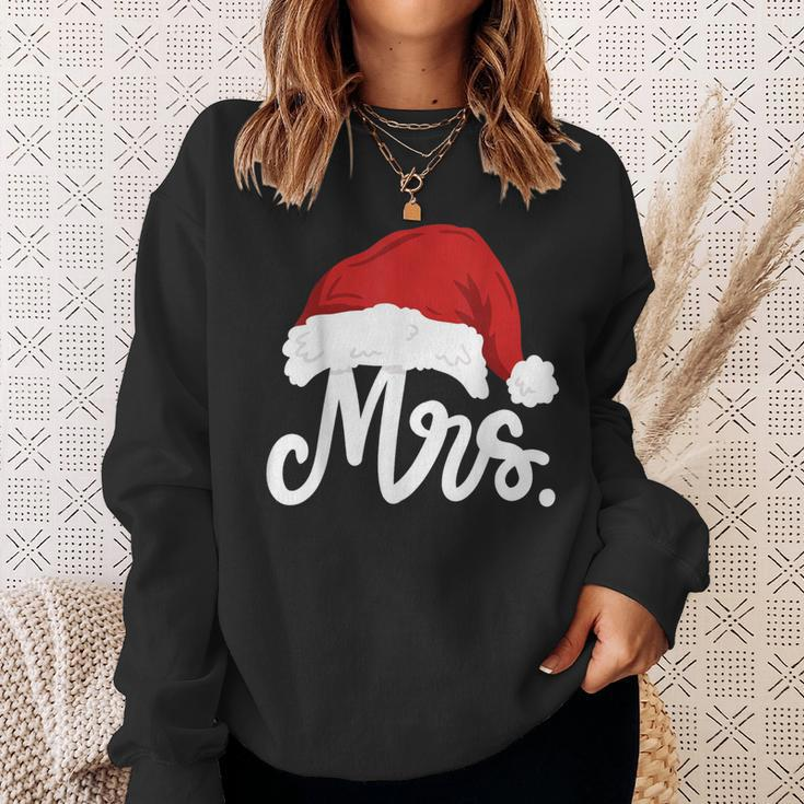Mr And Mrs Santa Claus Couples Matching Christmas Pajamas Sweatshirt Gifts for Her