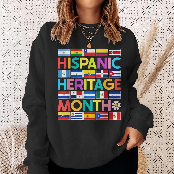 National Hispanic Heritage Month Mes De La Herencia Hispana Sweatshirt Gifts for Her