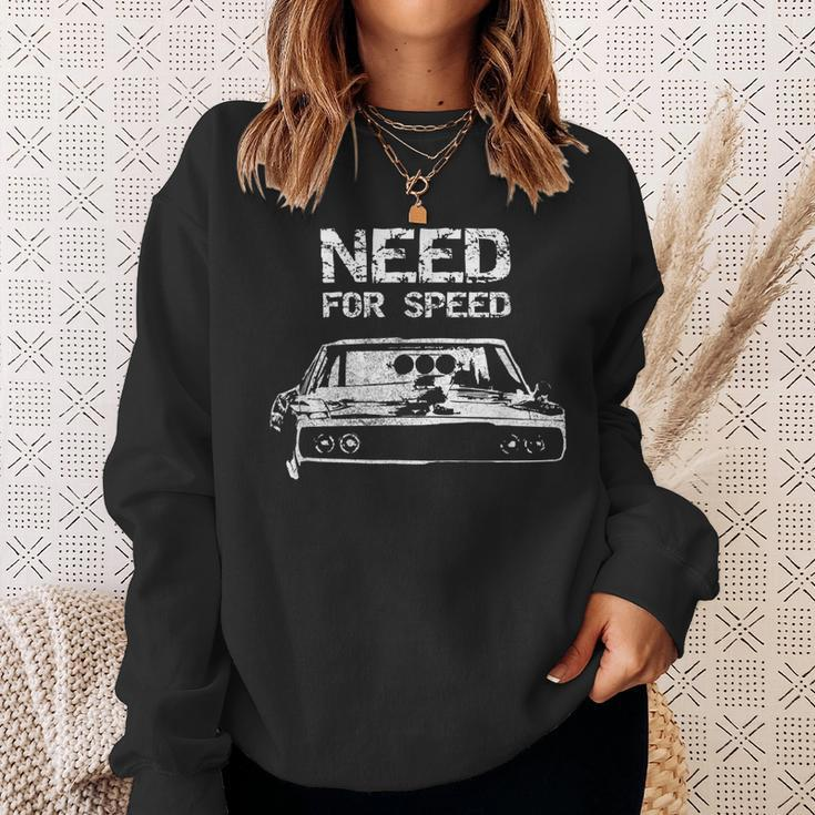 Need For Speed Muscle Car Sweatshirt Gifts for Her