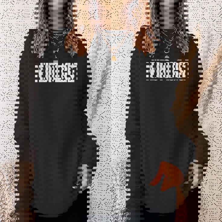 Neurologist Job Title Work Uniform Costume Funny Sweatshirt Gifts for Her