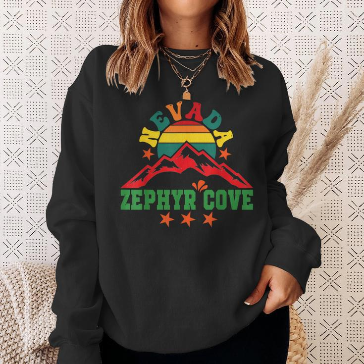 Nevada Vacation Zephyr Cove Nevada Mountain Hiking Souvenir Sweatshirt Gifts for Her
