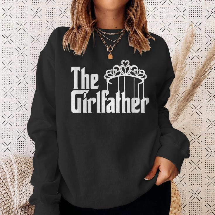 New Dad Gift Baby Girl The Girlfather Baby Girl Reveal Gift Sweatshirt Gifts for Her