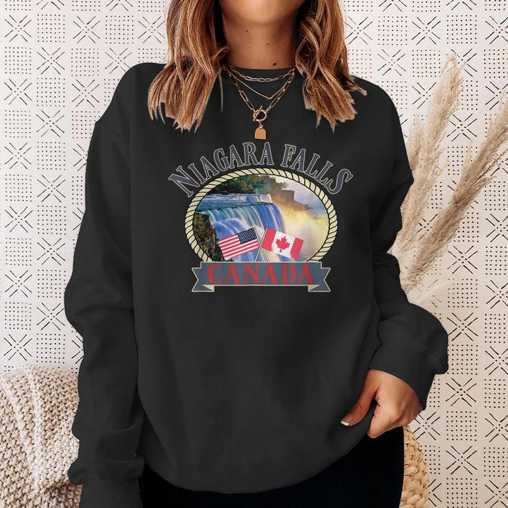 Niagara Falls Canada Usa Nature River Sweatshirt Gifts for Her