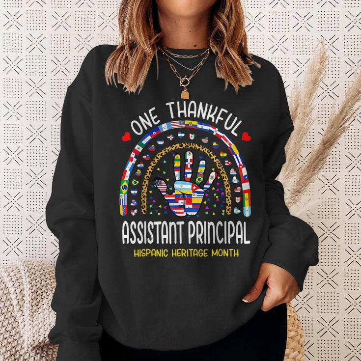 One Thankful Assistant Principal Hispanic Heritage Month Sweatshirt Gifts for Her