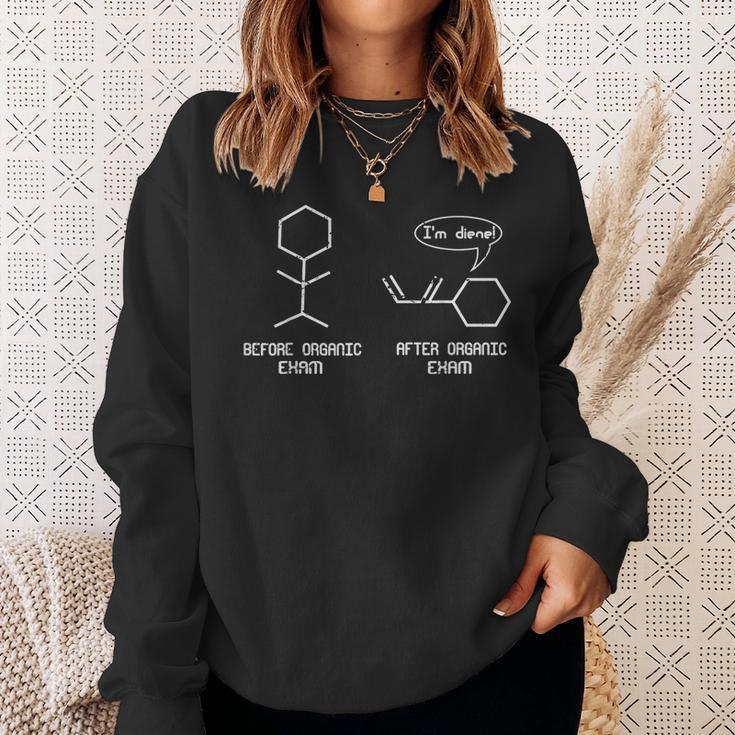 Organic Exam Chemistry Joke Sweatshirt Gifts for Her