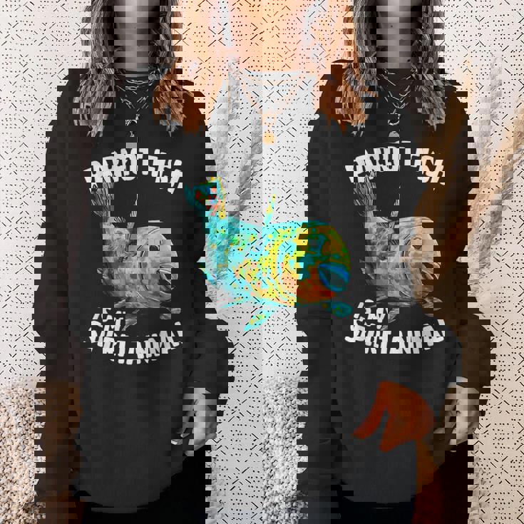 Parrotfish For Global Warming Activist Biologist Sweatshirt Gifts for Her