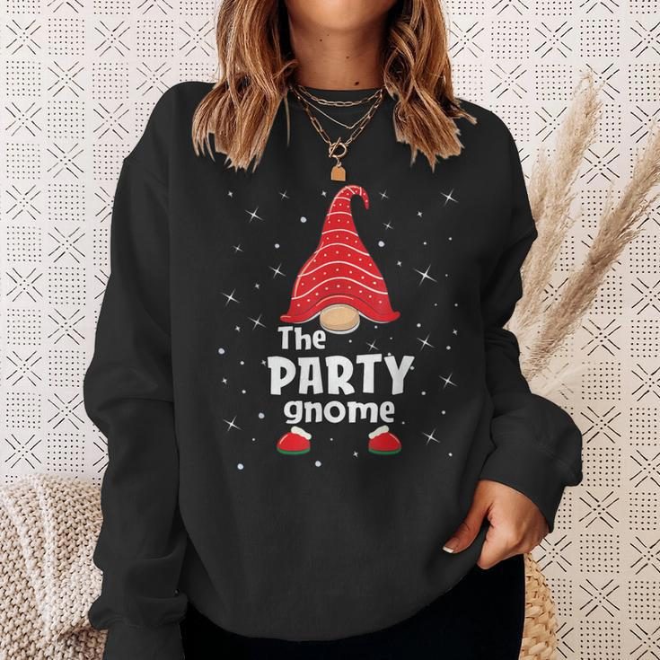 Party Gnome Family Matching Christmas Pajama Sweatshirt Gifts for Her