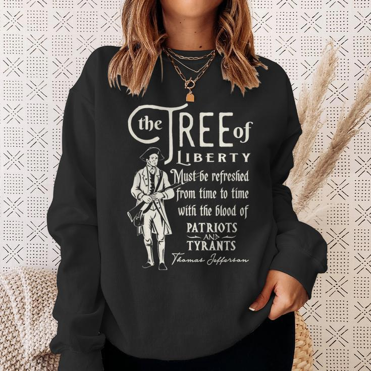 Patriotic Tree Of Liberty Conservative FreedomSweatshirt Gifts for Her