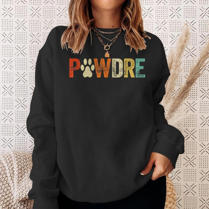 Pawdre Cat Dad Dog Dad Fathers Sweatshirt Gifts for Her