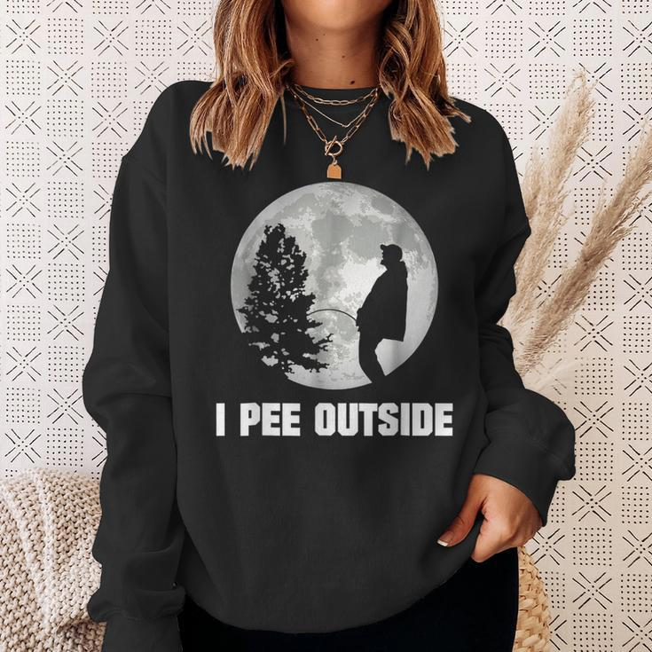 I Pee Outside Camping I Love Peeing Outside For Men Sweatshirt Gifts for Her