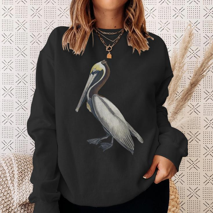 Pelican Cute Brown Pelican Sweatshirt Gifts for Her