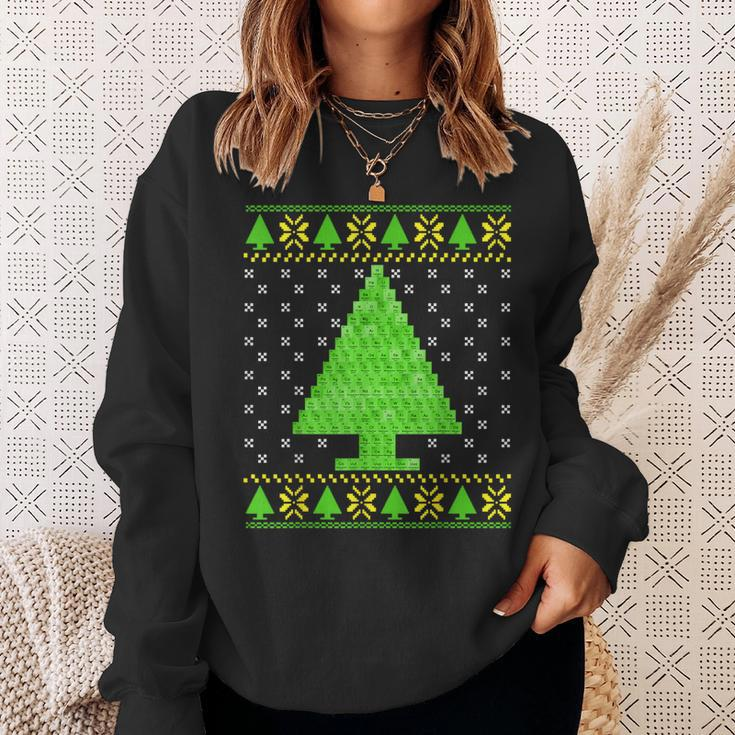 Periodic Table Ugly Christmas Sweater Sweatshirt Gifts for Her
