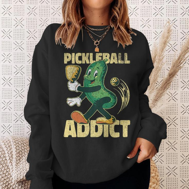 Pickleball Addict Sports Athlete Pickles Anime Kawaii Sweatshirt Gifts for Her