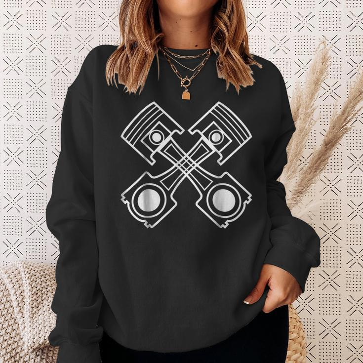 Piston Cylinder Car Engine Auto Bike Automobile Gift For Mens Sweatshirt Gifts for Her