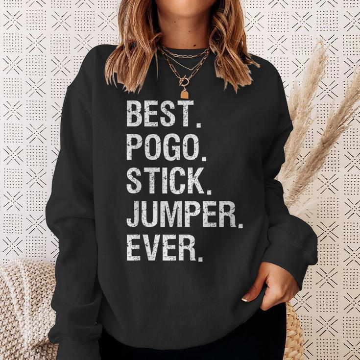 Pogo Stick Jumper Jumping Best Sweatshirt Gifts for Her