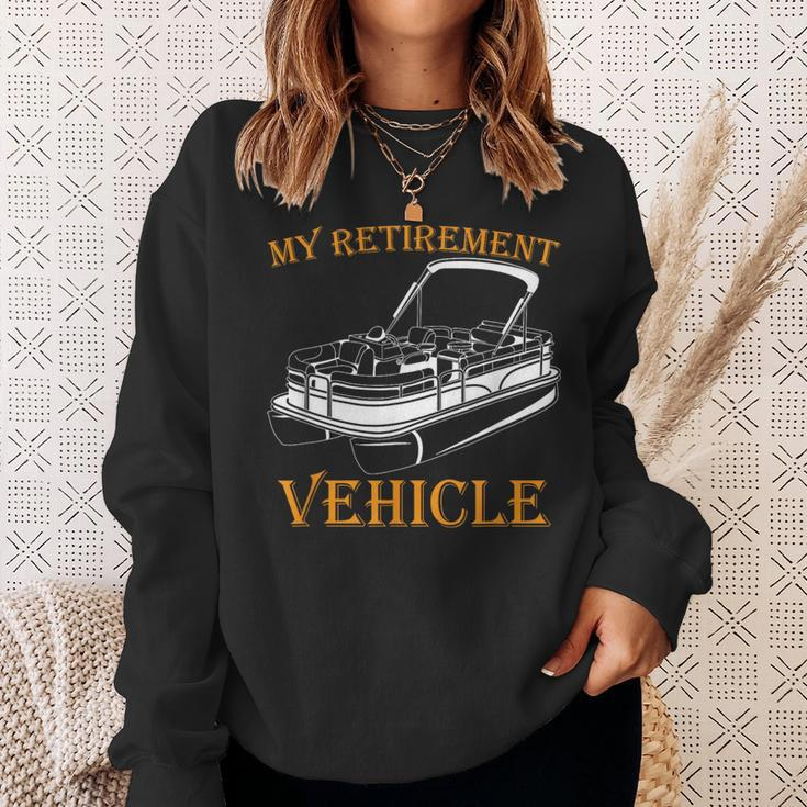 Pontoon Lover | Retirement | Boat Captain | Pontoon Sweatshirt Gifts for Her