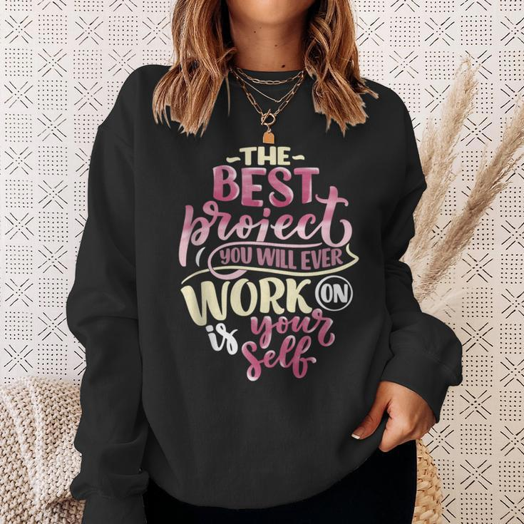 Positive Quote Weight Loss Body Transformation Inspiring Sweatshirt Gifts for Her