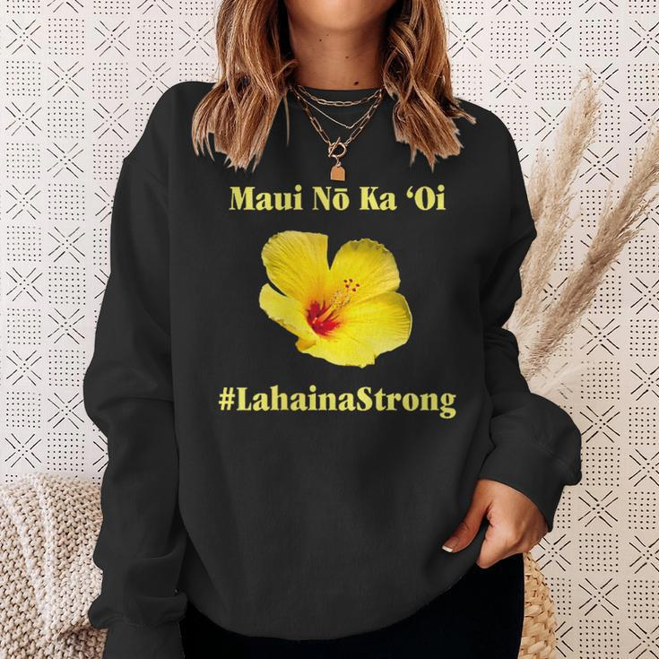 Pray For Maui Hawaii Strong Maui Lahaina Hawaiian Islands Sweatshirt Gifts for Her