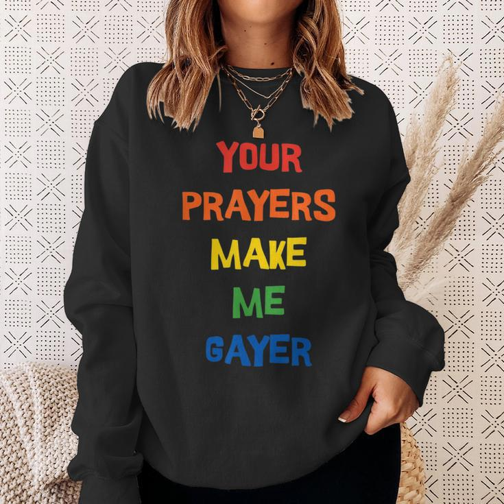 Pride Gay Lesbian Lgbtq Funny Religious Faith Sweatshirt Gifts for Her