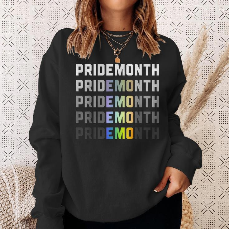 Pride Month Emo Demon Lgbt Gay Pride Month Transgender Sweatshirt Gifts for Her
