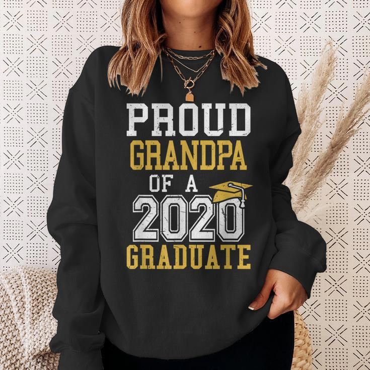 Proud Grandpa Of A Class Of 2020 Graduate Senior Grandfather Gift For Mens Sweatshirt Gifts for Her