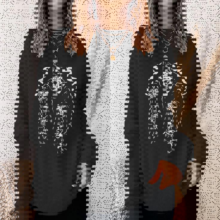Psychobilly Horror Punk Rock Hr Skeleton Puppets Rock Sweatshirt Gifts for Her