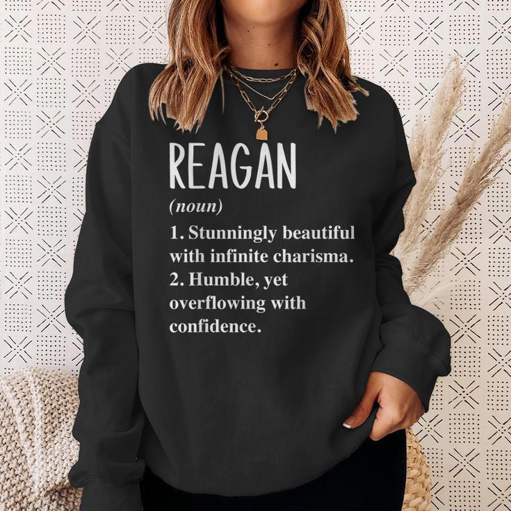 Reagan First Name Definition Personalized Gift Idea Sweatshirt Gifts for Her