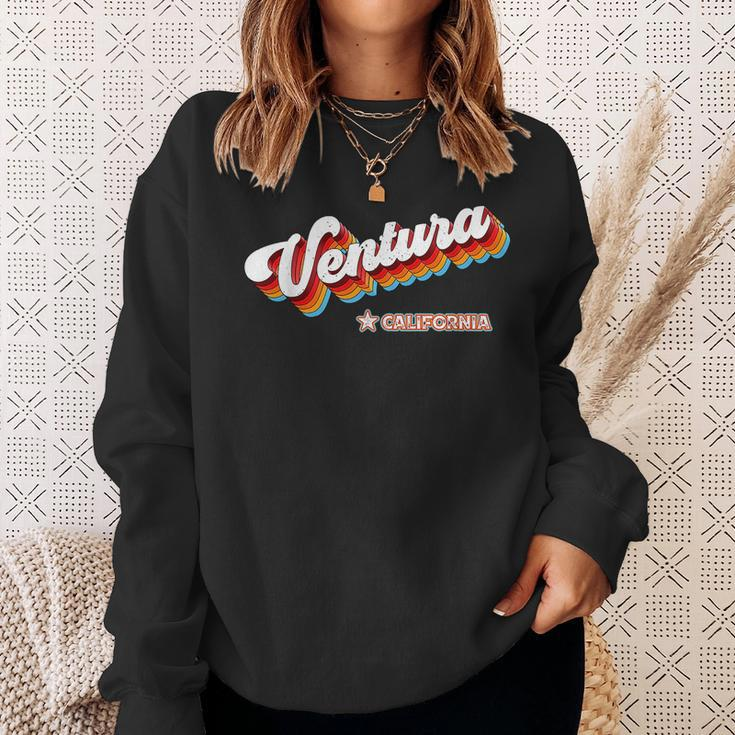 Retro 80S Ventura California Ca Sweatshirt Gifts for Her
