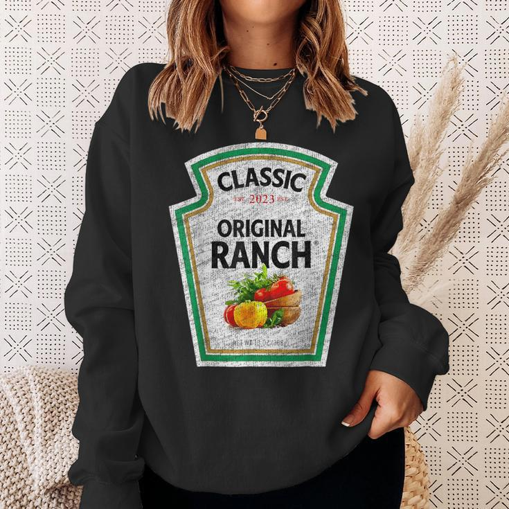 Retro Ranch Sauce Green Salad Dressing Halloween Costume Sweatshirt Gifts for Her