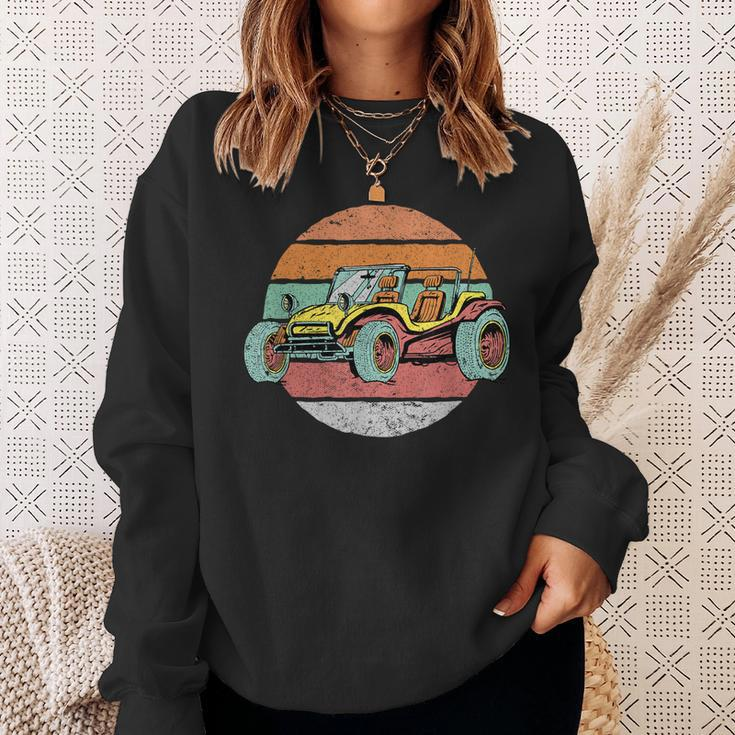 Retro Vintage Dune Buggy Off Road Course Sweatshirt Gifts for Her