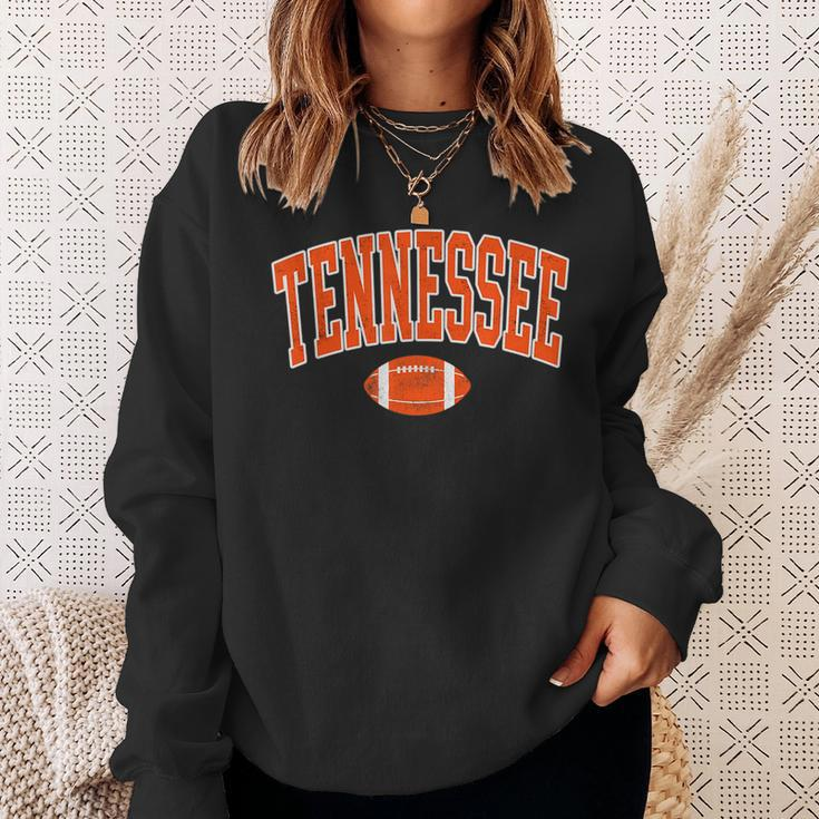 Retro Vintage Tennessee State Football Distressed Sweatshirt Gifts for Her