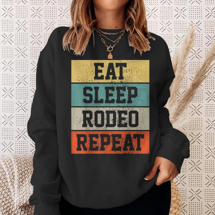 Rodeo Cowboy Cowgirl Retro Vintage Gift Sweatshirt Gifts for Her