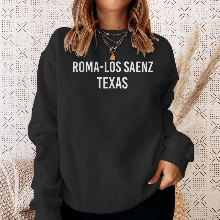 Roma-Los Saenz Texas Tx Usa Patriotic Vintage Sports Sweatshirt Gifts for Her