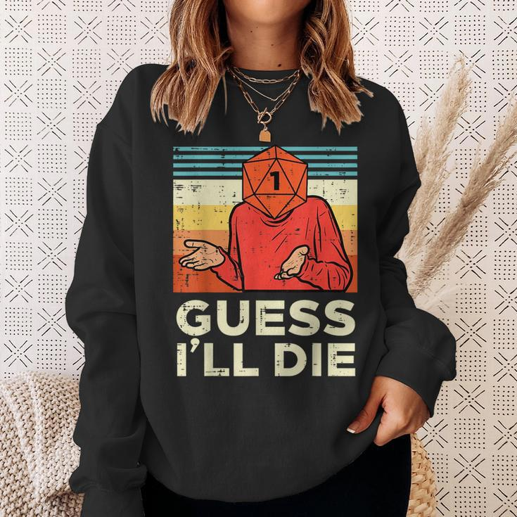Rpg Gamer 1 Guess Ill Die Retro Men Boys Kids Youth Sweatshirt Gifts for Her