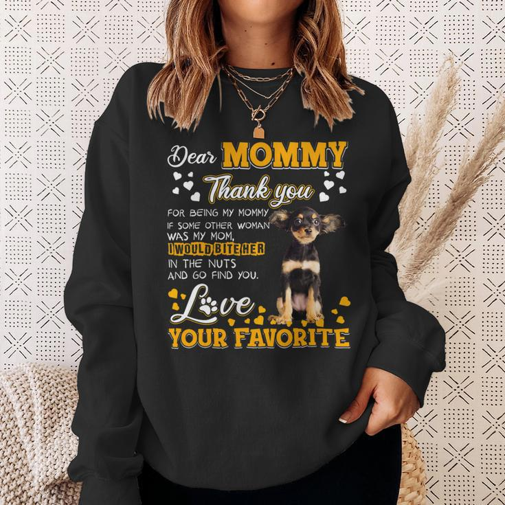 Russkiy Toy Dear Mommy Thank You For Being My Mommy Sweatshirt Gifts for Her