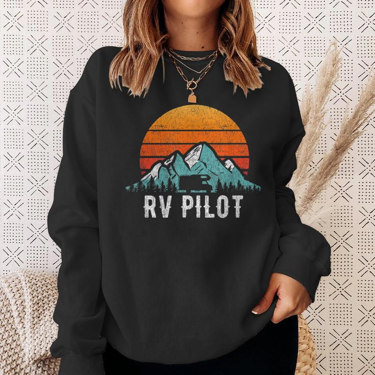 Rv Pilot Motorhome Travel Stuff Rv Vacation Retro Rv Pilot Sweatshirt Gifts for Her