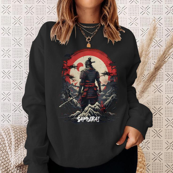 Samurai Warrior Vintage Japanese Asian Culture Katana Sword Sweatshirt Gifts for Her
