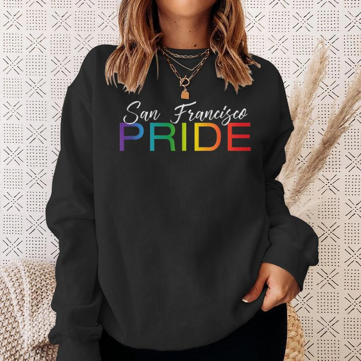 San Francisco Pride Cute Gay Pride Month Gift Sweatshirt Gifts for Her