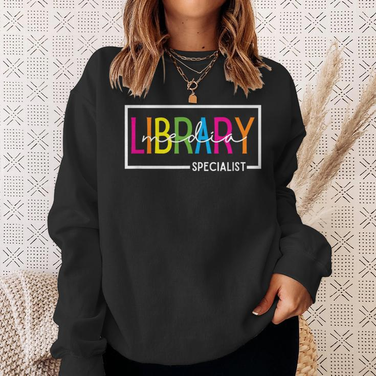 School Library Media Specialist Sweatshirt Gifts for Her