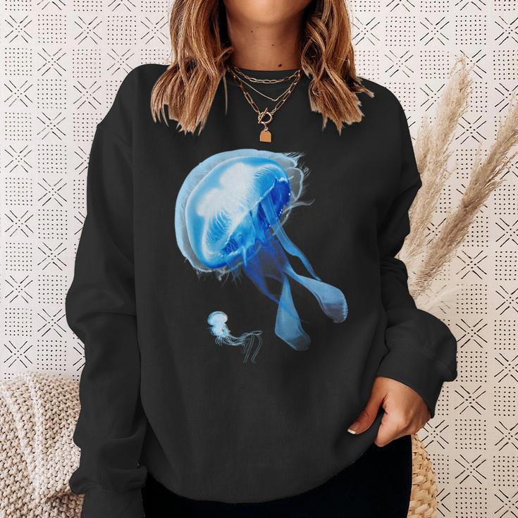 Sea Nettle Jellyfish Diving Underwater Beauty Sweatshirt Gifts for Her